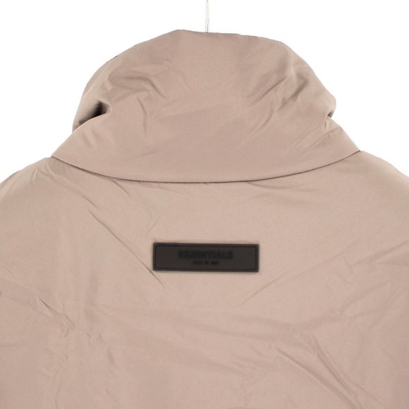 Essentials Fear Of God Storm Jacket Desert Taupe Coat Drawstring Waist M NEW - Picture 7 of 9